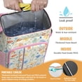 thumbnail image 2 of Travel Cooler Bag - Pioneer Flower Camping Beer Cooler Backpack with Bottle Opener- Waterproof Insulated Picnic Backpacks - Cooler Bag for Beach, 2 of 6