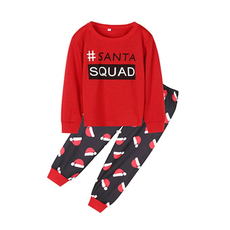 Santa squad 2024 family pajamas