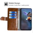 thumbnail image 2 of Gift compatible Huawei nova 12i 4G Magnetic Phone Case PU Leather Geometric Splicing Stand Cover, 2 of 5