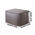 thumbnail image 2 of Boovnll Clothes Storage Bins with Lids, 70L Extra Large Capacity Storage Bags with Reinforced Handles & Zipper for Bedroom Comforters, Blankets, Clothes Organizer, Storage and Organization, 2 of 2