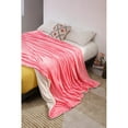 thumbnail image 3 of Pink Sherpa Throw Blanket 50X60 100% Polyester, 3 of 3