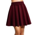 thumbnail image 1 of SMihono Robe d'Été Grande Taille pour Femmes 2023 Décontractée Aguichant Mode Été Mini Taille Extensible Évasée Unie Plissée Jupe Patineuse, 1 of 3