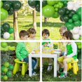 thumbnail image 4 of Kit de arco de globos Archloon 156 piezas, verde, látex y confeti, 4 of 5