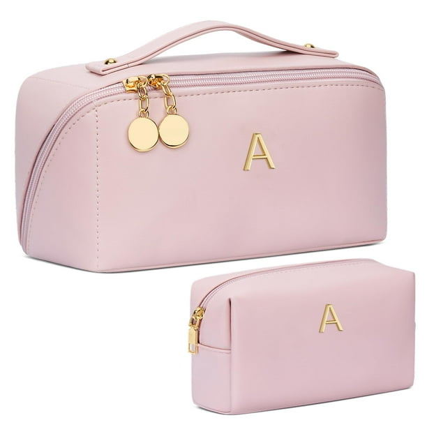 Set de bolsas organizadoras de maquillaje CLOUDWINGS para regalo de cumpleaños, color rosa