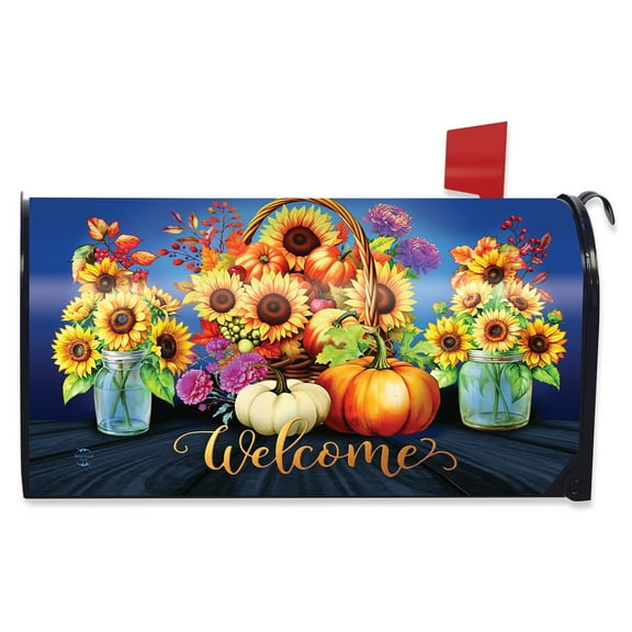 Briarwood Lane Fall Basket Mailbox Cover