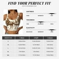 thumbnail image 5 of Goofa Western Desert Cowboys1 Printed Sports Bras for Women, High Impact Running Bra Workout Crop Tank Tops Longline Sports Bra Push up-X-Large, 5 of 9