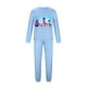 thumbnail image 3 of 2025 Kpop Demon Hunters Family Pajamas Matching Set, Kpop Demon Hunters Family Matching Long Sleeve Tops+Pants 2 Piece Pajamas Set, Halloween Christmas Paj Matching Sets for Sky blue#Kids 110, 3 of 4