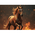 thumbnail image 3 of Vibrant Horse Themed Backdrop Banner with Fireworks and Flames Element Party Decorations Photography Props Background for Celebrations Events and Gatherings, 3 of 7