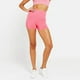 thumbnail image 3 of Gibobby Pantalones cortos de yoga Pantalones cortos ajustados para yoga, sin costuras, para mujer, para fitness, levantamiento de cadera, cintura alta(Rosa,CH), 3 of 5