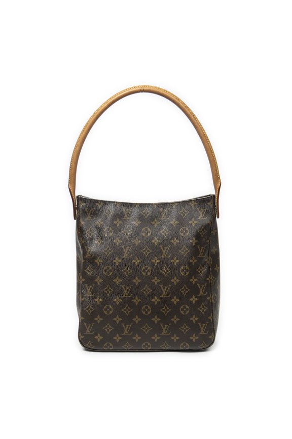 Pre-Owned Louis Vuitton Brown Looping GM Shoulder bag Monogram Canvas