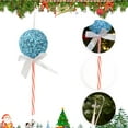 thumbnail image 4 of SLYNSHome Peppermint Candy Ornament,Hanging Candy Balls Decoration Christmas Candy Cane Balls for Christmas Tree Party Home Decor - Sky Blue, 4 of 7