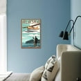 thumbnail image 3 of Alaska  Float Plane and Fisherman, Stretched Canvas Wall Art by Lantern Press Sold by ArtCom, 3 of 5