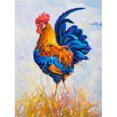 thumbnail image 1 of Kit de pintura de diamantes (DE6038) Pollo caminando en la hierba Cuadro de diamantes de imitación redondo completo 20X30cm FLhrweasw Nuevo, 1 of 1