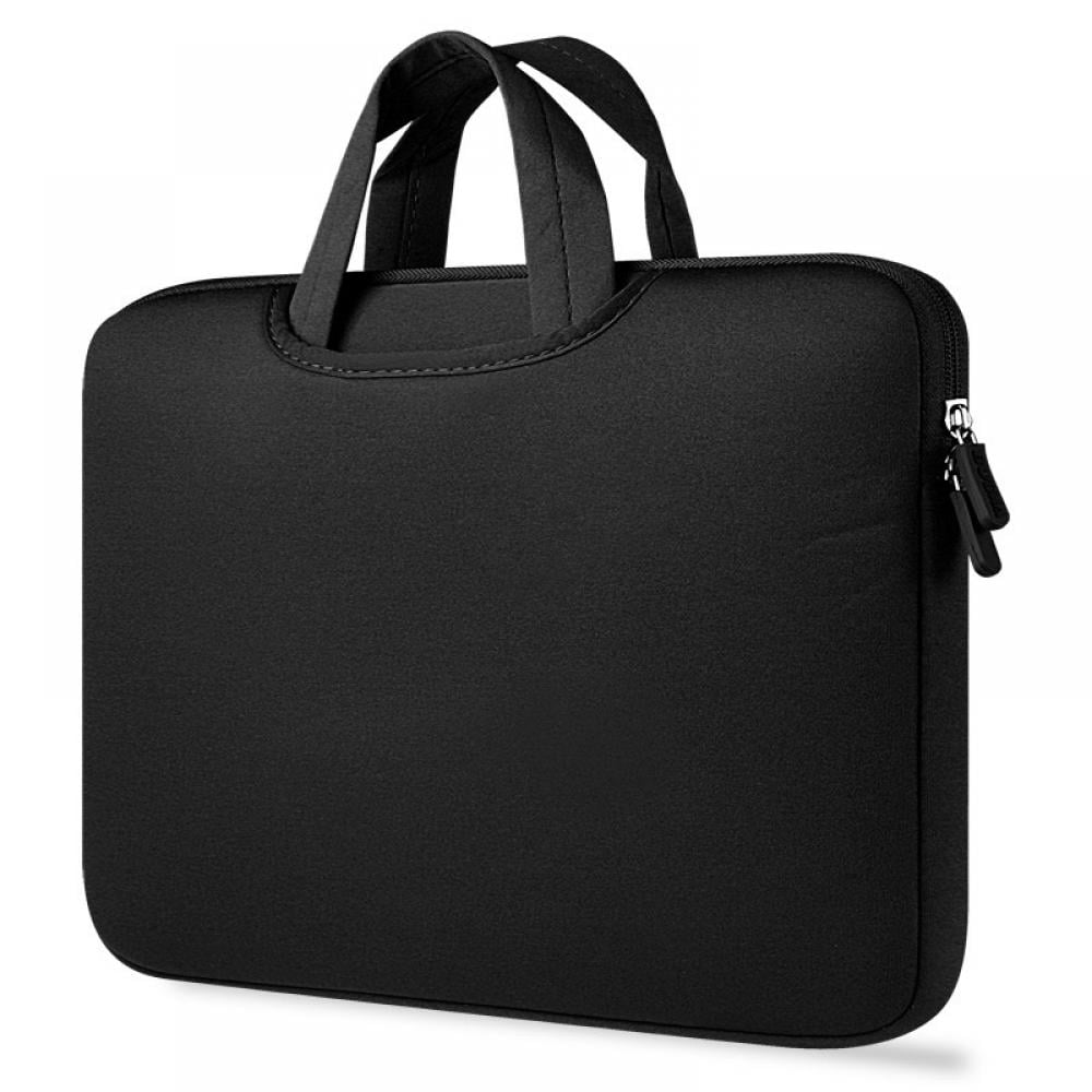 Computer bag portable 15.6 inch 15 inch laptop bags for men,CUPIO business briefcase waterproof black computer protection handbags unisex-black 
