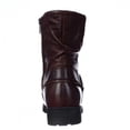 thumbnail image 5 of Womens Born Estonia Cross Strap Ankle Boots - Rust, 5 of 7