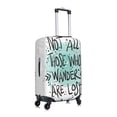 thumbnail image 3 of Bingfone Not All Who Wander Are Lost1 Luggage Cover Washable Suitcase Cover Protector Anti-Scratch Suitcase Cover Fits 18-32 Inch Luggage, 3 of 9
