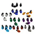 thumbnail image 4 of funtasica Auto Tire Adaptor Anodized Valve Stem Tires Cap Universal Plastic 4 PCS/Set Rims Wheels For SUV Black, 4 of 9