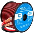 thumbnail image 1 of Cable eléctrico NAOEVO, calibre 12, 200 pies, 2 conductores, rojo y negro, 1 of 7