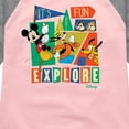 thumbnail image 3 of Disney Standard - Its Fun To Explore - Toddler & Youth Girls Fleece Dress, 3 of 4