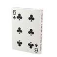 thumbnail image 1 of Large Size Playing Cards 4 Times Normal Poker Table Playing Board Game for Home Bar Office (White), 1 of 5