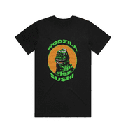 AURAPRINT Godzilla Sushi T-Shirt Funny Shirt, Comfort Wear, Unsiex Tshirt Unisex, Condition New, Color White, Size US S