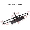 thumbnail image 3 of BeesClover Motorcycle Rack,Heavy Duty 500LB Motorcycle Hitch Carrier with Ramp- 2" Receiver Bike Rack for Dirt Bike, Bicycle, ATV - Fits Tires Up to 5.5" Wide - Steel Material, 3 of 9