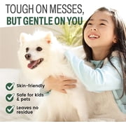 USDA Biobased Probiotic Cleaner, Microcleans Surfaces for Up to 7 Days, Ultra Concentated Multi Surface Cleaning Concentrate with Postbiotics, Lemongrass – 17 Fl Oz. (3 Pack)