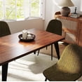 thumbnail image 3 of Homy Casa 63 inch Dining Set for 4, Large Table with Upholstered Chairs, 3 of 10