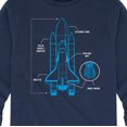 thumbnail image 3 of Instant Message - Spaceship Learning - Toddler And Youth Long Sleeve Graphic T-Shirt, 3 of 6