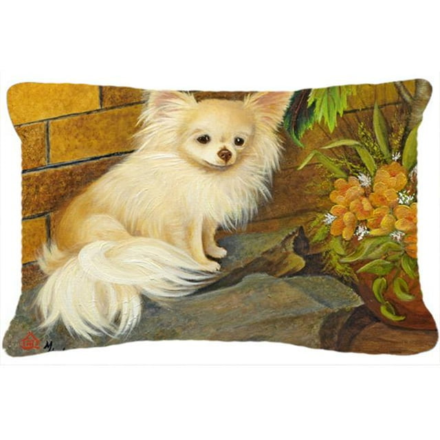 Chihuahua Just Basking Fabric Decorative Pillow
