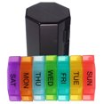 thumbnail image 4 of 1 Set Weekly Pill Holder Travel Pill Organizer Pill Case Compartment Pill Organizer, 4 of 9