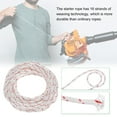thumbnail image 2 of Uxcell Corde de Démarrage à Rappel Corde de Traction 5.5mm 10m Nylon pour Tronçonneuse Blanc Rouge, 2 of 2
