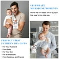 thumbnail image 4 of WaaHome First Fathers Day Card - Happy First Father's Day Gifts Card with Envelope First Time Dad Fathers Day Gift for New Dad from Wife Baby Girl Boy, 4 of 7