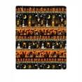 thumbnail image 2 of 39*27IN Halloween Flannel Throw Blanket, Soft Cozy Lightweight Pumpkin Bat Ghost Print Fleece Blanket, Machine Washable Fall Holiday Decor Blanket for Sofa Couch Bed Party,B, 2 of 7