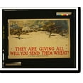 thumbnail image 2 of Historic Framed Print, They are giving all - Will you send them wheat? U.S. Food Administration.Harvey Dunn 1918 The W.F. Powers Co. Litho. N.Y., 17-7/8" x 21-7/8", 2 of 9