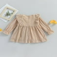 thumbnail image 4 of AMERTEER Robe en Dentelle pour Bébé Fille Manches Longues Robe Princesse Ligne A, 4 of 9