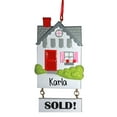 thumbnail image 2 of Personalized House with SOLD Sign Christmas Ornament - Gifts for a Real Estate Agent - New Home - Sold First House, 2 of 2