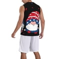 thumbnail image 2 of Naloa Gnome Independence Day Basketball Jersey Reversible Men's Mesh Athletic Sports Shirts Training Practice S-4XLXX-Large, 2 of 6
