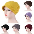 thumbnail image 6 of ruhuadgb Fashion Warm Cotton Women Solid Color Beanie Cap for Autumn Winter, 6 of 8