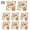 COLOR01, variant on Set of 8 Stretch Patio Cushion Covers, Washable Universal Fit for Outdoor Sofa & Chair Seats, Easy Install Furniture Protection(Covers Only)
