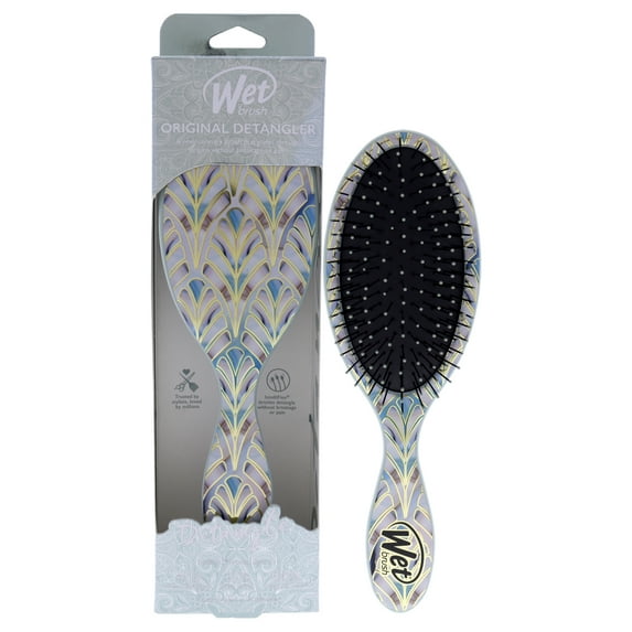 Wet Brush Original Detangler Brush - Mosaic-Leaf for Women - 1 Pc