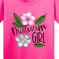 thumbnail image 4 of Inktastic Mississippi Girl Magnolia Flowers and Leaves Youth T-Shirt, 4 of 5