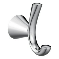 Moen Glyde Chrome Double Robe Hook