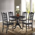 thumbnail image 5 of Copper Grove  Parnasuss Round Pedestal Dining Table Antique Black 30 in. Black Finish 2, 5 of 5