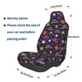 thumbnail image 3 of Honeii Halloween Print Car Seat Cover,Car Interior Covers,Universal Fit Seat Protector, Compatible with Most Cars, SUVs, Trucks, and Vans, 3 of 5