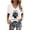 White, variant on Trendfront Womens Funny Cat Graphic Tee Fashion V-Neck Short Sleeve Tops Summer T-Shirts Casual Slogan Print Weekend Relaxed Pullover Shirt