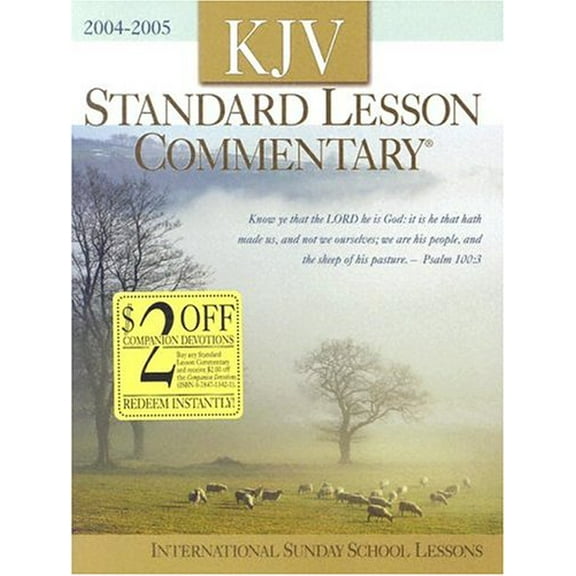Pre-Owned KJV Standard Lesson Commentary 2004-2005: International Sunday School Lessons Paperback Nickelson, Ronald L.