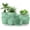 Mint, variant on Plant Pots Indoor with Drainage - 7/6.6/6/5.3/4.8 Inches Home Decor Flower Pots for Indoor Planter - Pack of 5 Plastic Planters for Indoor Plants, Cactus, Succulents Pot - Mint