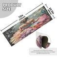 thumbnail image 6 of WOBOGO Beautiful Colorful Dress Bedside long rug delicate and soft modern indoor area decor non slip carpet for bed room corridor entrance balcony, 6 of 8