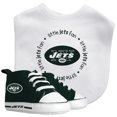 thumbnail image 2 of BabyFanatic 2 Piece Bib and Shoes - NFL New York Jets - White Unisex Infant Apparel, 2 of 3